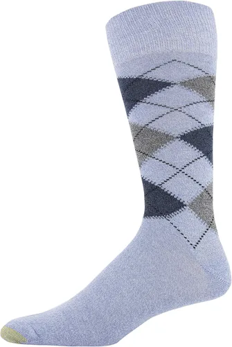 Vista 3 de GOLDTOE Campbell Argyle Crew Calcetines de vestir para hombre (6 pares)