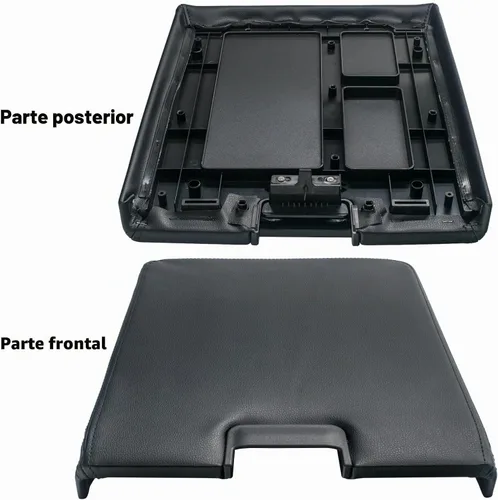 Vista 7 de NHILES Kit de tapa de consola central con pestillo compatible con Chevy Tahoe 2007-2013/Avalanche/Silverado 2008-2014/GMC Yukon (XL)/Sierra