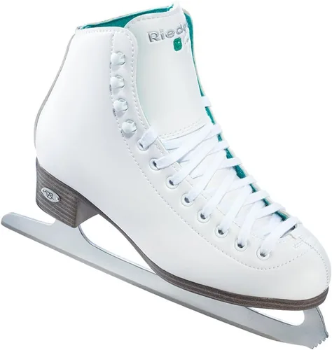 Vista 10 de Riedell Unisex Horizon Recreational Ice Skates - Supportive Uppers with Plush Padded Lining, Smooth Stainless Steel Blades, and PVC Soles