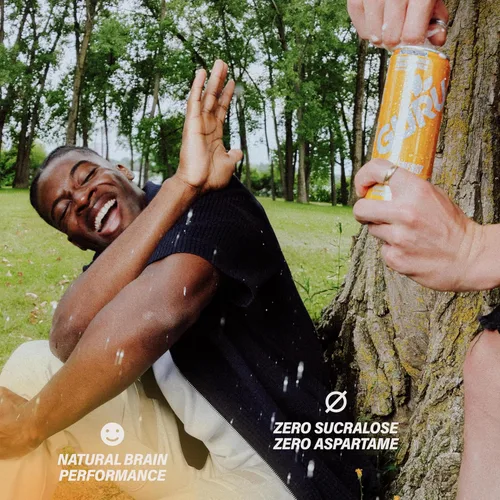 Vista 4 de GURU Bebida energética orgánica Tropical Punch, 12 FZ