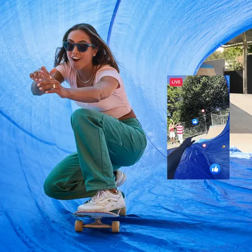 Vista 3 de Ray-Ban - Meta Smart Glasses - Headliner - Shiny Black G15 Green Polarized