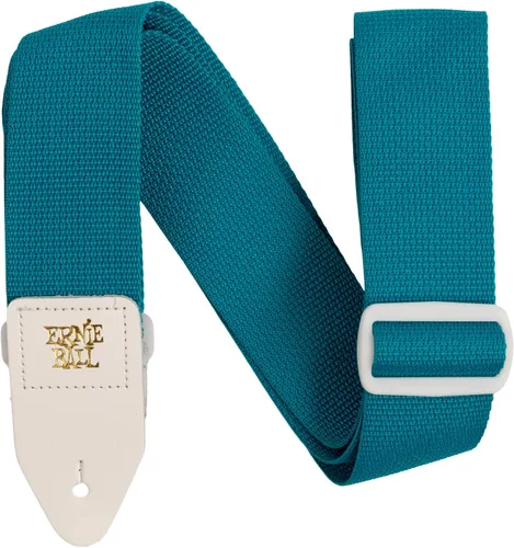 Vista 2 de Ernie Ball Polypro - Correa para guitarra, color blanco (P04036)