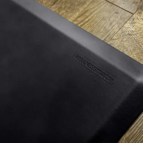Vista 4 de Tapete antifatiga original WellnessMats de 72 x 36 pulgadas, tapete para cocina, Negro
