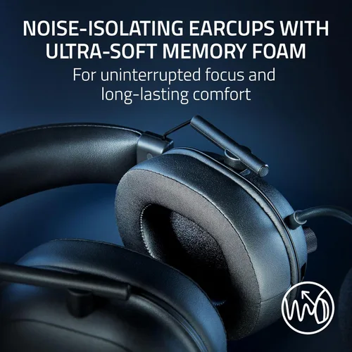 Vista 6 de Razer BlackShark V2 HyperSpeed Auriculares inalámbricos para juegos 9.88 oz ligeros - THX Spatial Audio - Micrófono flexible - Controladores