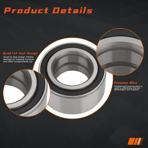 Vista 4 de [FWD] DRIVESTAR 510110 Rodamiento de rueda delantera izquierda y derecha compatible con Ford C-Max 03-18 /Escape 13-19 /Focus 12-18, Transit Connect