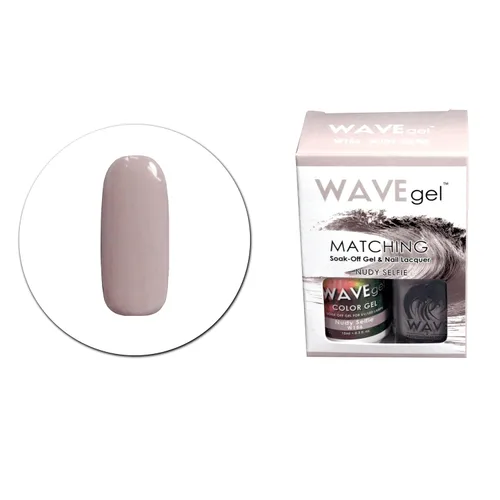Vista 5 de WAVEGEL Soak-0ff - Juego de esmalte de uñas y gel a juego - Falu Coffee - W161-161 I 0.5 onzas