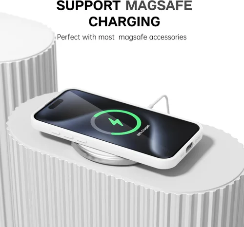 Vista 827 de Svanove para iPhone 7 Plus/ 8 Plus, funda de silicona, de goma suave brillante y gel de jey lindo, funda protectora de plástico simple y lisa