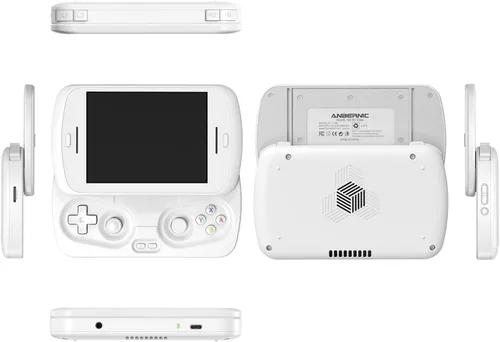 Vista 9 de RG Slide Handheld Game Console RG Slide 4.7-inch LTPS In-Cell Screen No Card Retro Game Console Unisoc T820 Portable Arcade Video Gaming Console