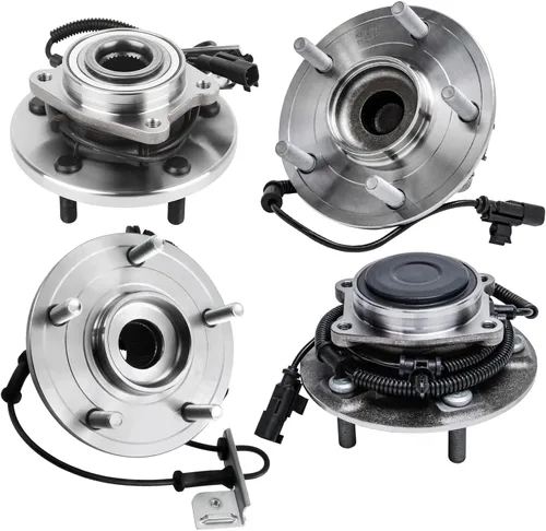 Vista 518 de Detroit Axle - Kit de cubos de rodamiento de rueda delantera de 6 piezas para Dodge Dart 2013-2016, Chrysler 200 2015-2017, 2 cojinetes de rueda