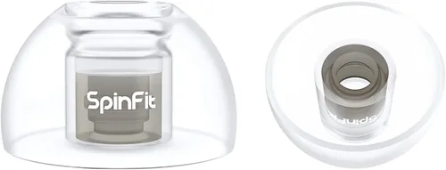 SpinFit Omni para auriculares inalámbricos verdaderos y IEM - XL - Almohadillas de silicona patentadas para repuesto (1 par) (3.7 mm de diámetro de