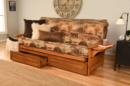 Vista 12 de Kodiak Furniture Phoenix - Juego de futón, tamaño completo, Barbados