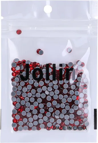 Vista 189 de Hot Fix - Diamantes de imitación de cristal con parte trasera plana, gemas de diamantes de 0.089 pulgadas (6ss 2880 piezas, Jet AB)