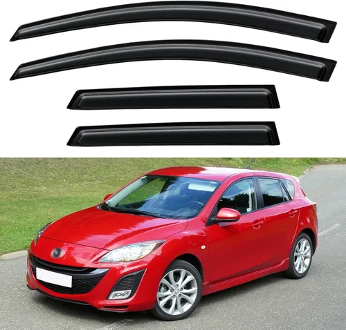 Vista 9 de Viseras de ventana, protectores de lluvia para Ford Explorer 1991-2000, deflectores de viento en el canal para Ford Explorer Sport 2001-2003, Mazda