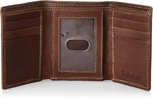 Vista 5 de Timberland Cartera triple de piel auténtica con bloqueo RFID para hombre