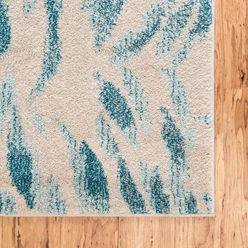 Vista 6 de Alfombra moderna Positano de estilo costero de Loom, Polipropileno, Beige