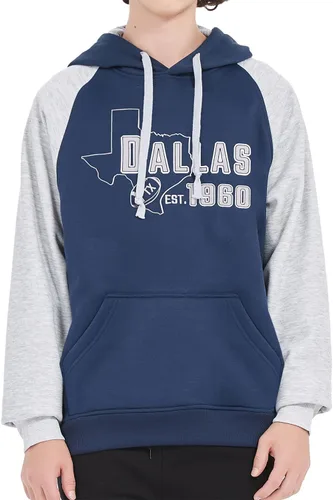 RZUO Men Women Unisex City Classic Football Embroidery Sweatshirt Apparel Pullover Hoodie