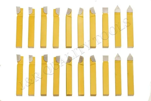 Vista 2 de VCT 20pc 1/4 "punta de carburo con punta de cortador de broca de corte conjunto para herramientas de torno de metal