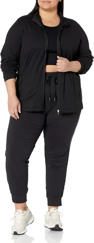 Vista 5 de Tienda Essentials Chaqueta elástica con cremallera completa para mujer (disponible en tallas grandes)