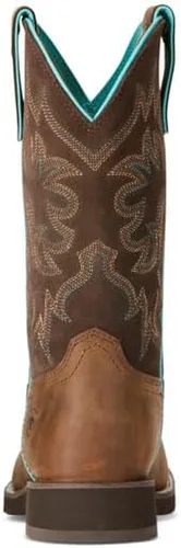 Vista 4 de Ariat Delilah - Botas occidentales de punta redonda - Botas de cuero a media pantorrilla para mujer