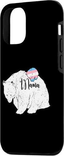 Vista 2 de Funda para iPhone 15 Transgender Mama Bear Hijo Hija