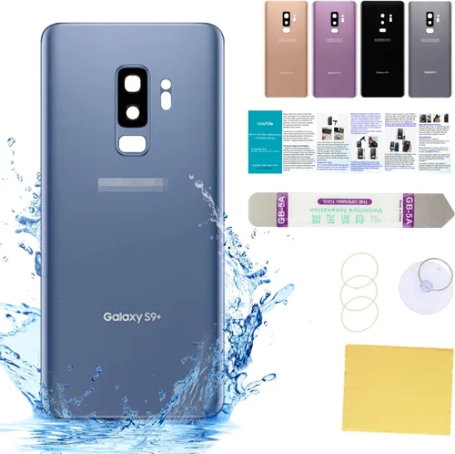 Vista 19 de Compatible con Samsung Galaxy Note 9 - Cubierta de vidrio trasera de repuesto de 6.4 pulgadas SM-N960 para todos los operadores con manual