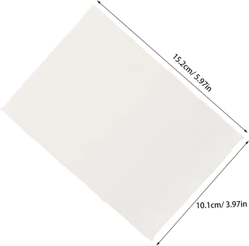 Vista 2 de Gogogmee 20 Sheets Handmade Cotton Watercolor Paper Deckled Edge Textured Art Paper for Painting Crafts Wedding Invitations Durable Medium Rough