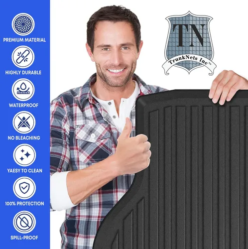 Vista 6 de Forro de carga prémium para Honda Civic Sedan 2016-2021 – 100% de protección, alfombrilla de maletero de automóvil de ajuste personalizado, fácil