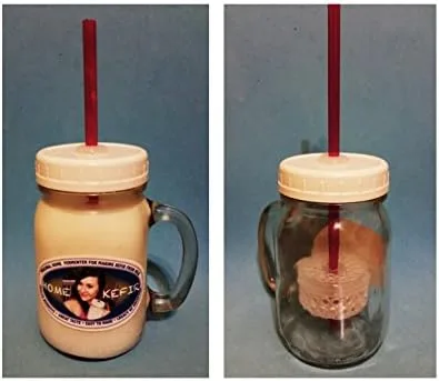 Vista 2 de Fermentador de kéfir (0.35l/13 oz) con granos de kéfir (0.42 oz)