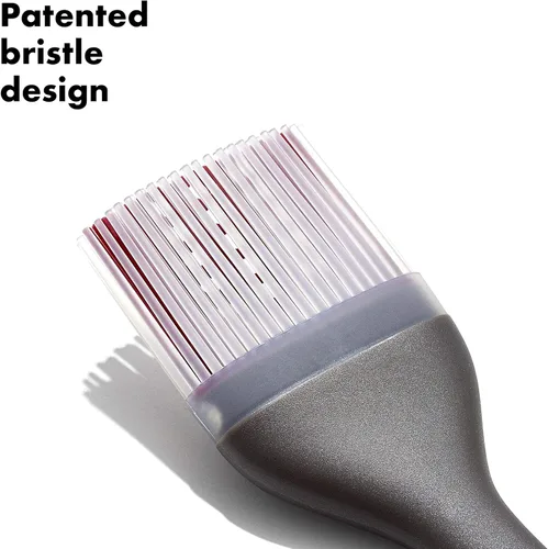 Vista 3 de OXO Good Grips - Herramientas de asar a la parrilla, olla y cepillo, color negro