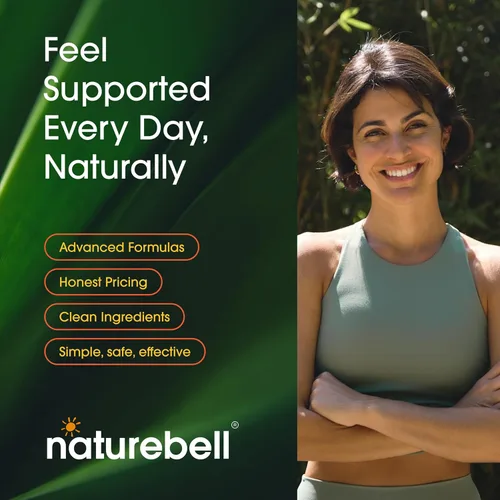 Vista 8 de NatureBell Raíz de Ashwagandha con extracto de pimienta negra - 240 cápsulas - Adaptógeno de alta resistencia para calma, relajación y apoyo