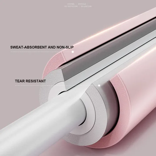 Vista 4 de Barra de yoga para postura, corrector de postura, barras de ejercicio, barra de galleta trasera, tirantes de espalda, barra elástica, hombro cuello