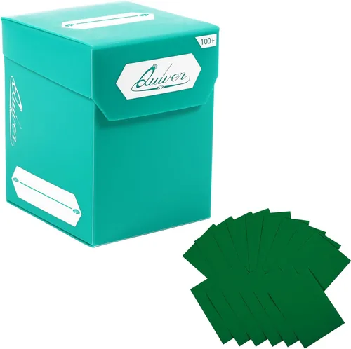 Vista 15 de Quiver Time Cajas para mazos de cartas de intercambio y paquete de fundas para cartas, compatibles con cartas de Magic: the Gathering y otros TCG