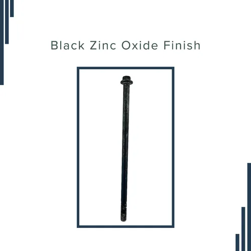 Vista 6 de AlveyTech Perno de eje trasero – Eje de acero duradero a prueba de corrosión con acabado de óxido de zinc negro, piezas de repuesto