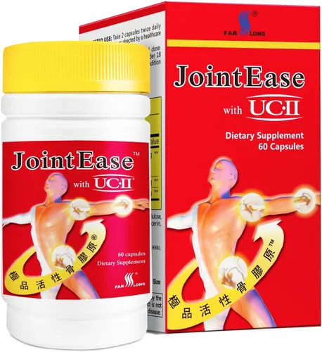 FarLong® Vigorsource ™ JointEase con UC-II ®, Suplemento dietético para articulaciones | 60 cápsulas