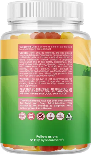Vista 2 de Delicious Daily Kids Multivitamin Gummies - Multivitamin for Kids Immunity Support Gummies with Vitamins A C D3 E B Zinc - Kids Vitamins Gummy