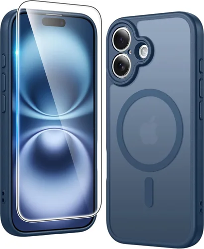 Vista 225 de FNTCASE para iPhone Air Case Clear: Fundas magnéticas para teléfono con protector de pantalla a prueba de caídas, compatibles con Magsafe, delgadas