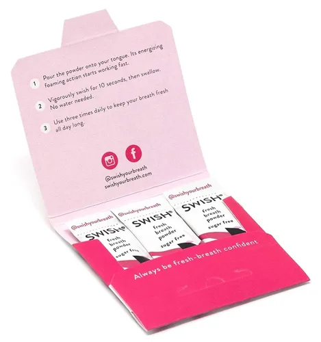 Vista 2 de SWISH Polvo de aliento fresco Candy Mint, 30