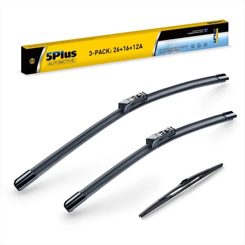 Vista 46 de 5 PLUS Limpiaparabrisas de repuesto para Jeep Wrangler JK 2008-2018, Jeep Wrangler 2007-2017 Premium para todo tipo de clima, limpiaparabrisas