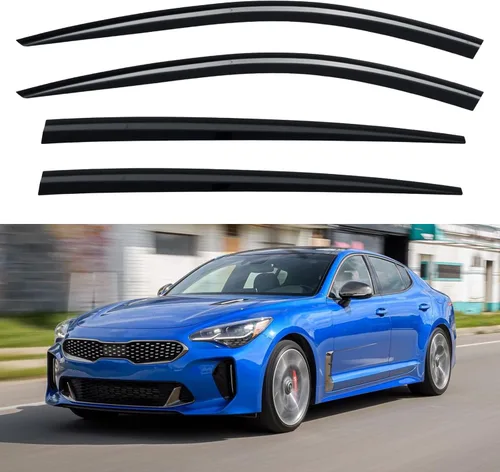 Vista 238 de Viseras de Ventana Protectores de Lluvia para Toyota Corolla 2009-2013, Deflectores de Viento de Ventilación de Ventana de Canal Externo Viseras