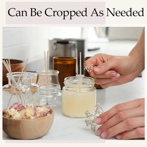 Vista 6 de 1000 mechas de algodón para velas, mechas preenceradas de 6 pulgadas para hacer velas