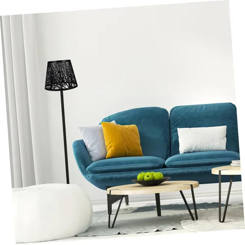 Vista 8 de Sombras de lámpara E27, cubierta hueca de luz de sombra de árbol, pantalla de lámpara moderna, pantalla de metal de repuesto para lámparas de mesa