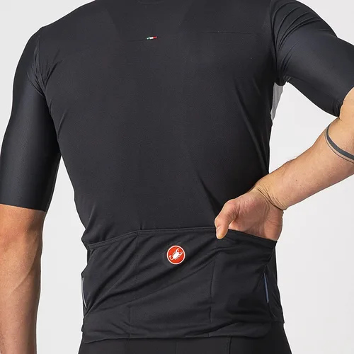 Vista 3 de Castelli Camiseta Prologo 7 para hombre para ciclismo de carretera y grava talla L Neutro