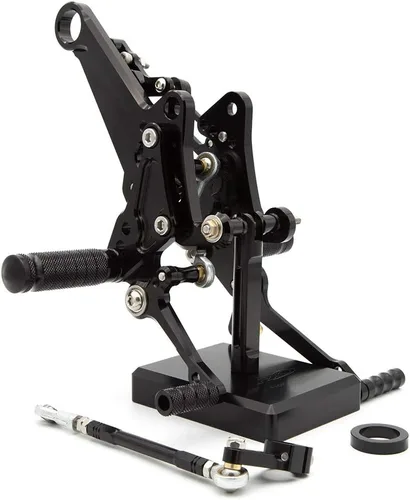 FXCNC Juego de clavijas traseras CNC Billet para motocicleta, reposapiés totalmente ajustables, compatible con Diavel 2011-2015, carbono 2011-2018,