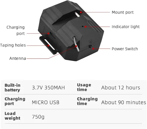 Vista 3 de Lanzador de drones para DJI Mini 3 Pro, FPV caída de carga útil lanzador de suministro de aire dispositivo cuentagotas