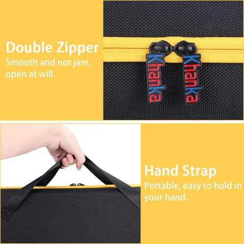 Vista 5 de Estuche rígido Khanka de repuesto para pistola de grasa Dewalt DCGG571M1/DCGG571B de 20 V max, solo estuche.