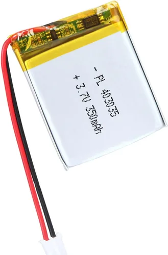 Vista 40 de 802030 Batería Lipo de 3.7V 400mAh 802030 Juego de Batería de Polímero de Litio Recargable con Conector JST PH2.0mm para Dispositivo Electrónico