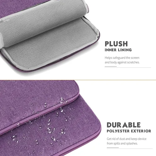 Vista 3 de MoKo - Funda para portátil de 13.3-14 pulgadas, estuche de transporte para portátil con bolsillo compatible con MacBook Pro M3/M2 14"/13" M2/M1