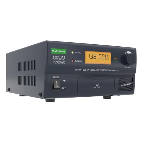 PS-30SWX - Fuente de alimentación universal regulada por CC, convertidor de alimentación de CA a CC, 13.8 V (ajustable de 5 a 15 V) 30 A (máx.), con
