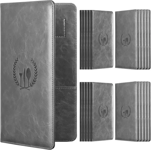 Vista 15 de CoBak Presentadores de Cheques para Restaurante, Soporte para Tarjetas de Cheques de Invitados, Soporte para Facturas de Restaurante, Presentadores