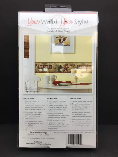 Vista 5 de Better Homes & Gardens Fe, Esperanza y Amor Papel pintado Frontera